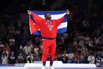 Mijaín López, cerca de cumplir 42 años, ya es leyenda viviente en lucha.