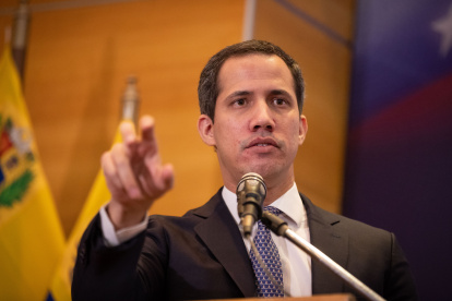 El opositor venezolano, Juan Guaidó se encuentra exiliado en EE.UU.