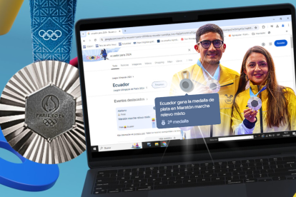 La plataforma hace visible el triunfo de los atletas ecuatorianos.