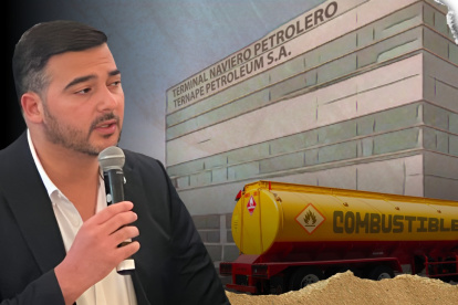 Ilustración para graficar este artículo sobre empresa ligada a los hermanos Álvarez Henriques. En la imagen aparece Antonio Álvarez, presidente de BSC.