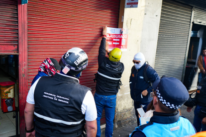 Clausura. También se detectaron irregularidades en locales.