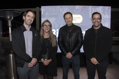 Philippe Fossaert, Libia Rivas, Sebastián Villagómez y Juan Rivadeneira.