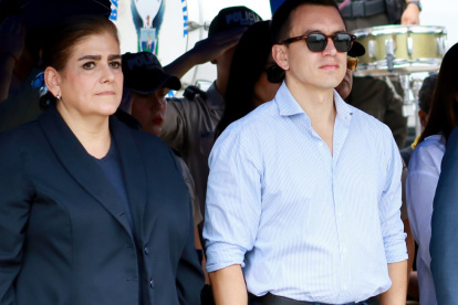 Daniel Noboa defendió a la ministra del interior, Mónica Palencia, ante el juicio político que se tramita en la Asamblea.