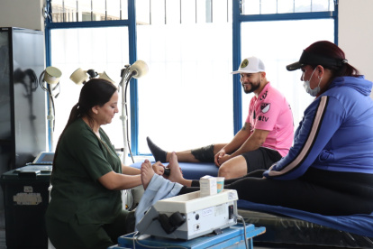 En la Unidad Norte del Municipio de Quito funciona el área de rehabilitación física.