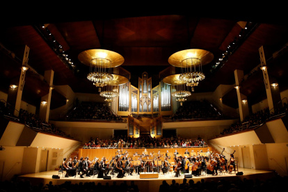Concierto de música clásica en el Auditorio Nacional de Madrid, en una imagen de archivo.
