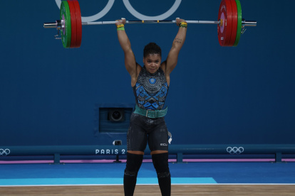 Angie Palacios dio la primera medalla de bronce para Ecuador en París 2024.
