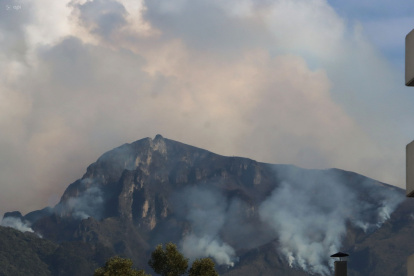 El incendio en las laderas del Pichincha se propagó desde el 7 de agosto de 2024.