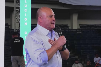 Diego Borja, candidato por el correísmo.