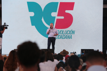 El candidato a vicepresidente del correísmo, Diego Borja.