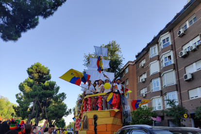 La bandera ecuatoriana se tomó las calles de Madrid.