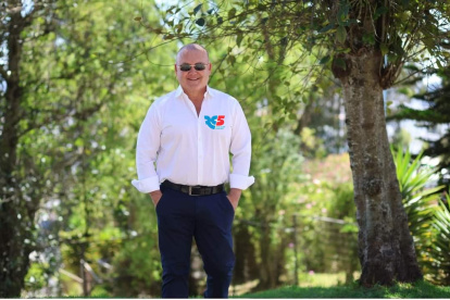 Diego Borja, candidato a la Vicepresidencia, por la RC.