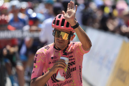 Richard Carapaz será el líder del EF Education-EasyPost en la Vuelta a España.