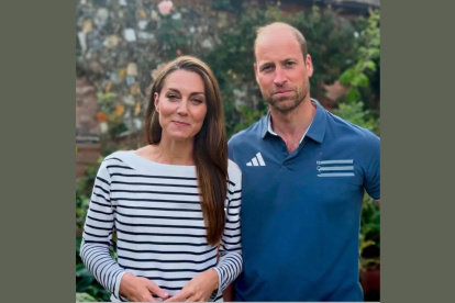 El video muestra a una Kate Middleton mucho más recuperada y con una gran sonrisa.