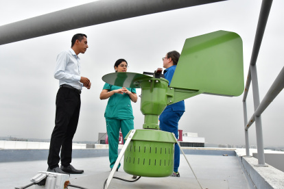 El Centro de Investigación de la UEES registra más de 20 tipos de polen y esporas que causan reacciones alérgicas