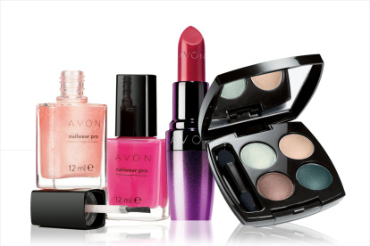 Mercadería.- Algunos de los productos de Avon.