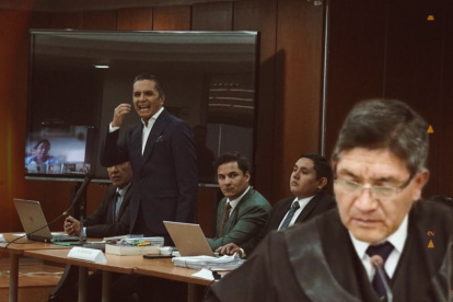 Enfrentamiento. Wilman Terán denunció al juez Julio César Inga, quien estuvo a cargo del caso Independencia Judicial, por omisión de denuncia.