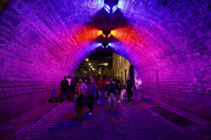 Evento. Turistas disfrutaron de las activaciones en el Festival ‘Quito, Luz de América’