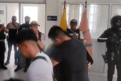 Los responsables fueron capturados por miembros de la Policía.