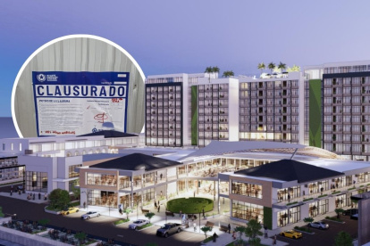 Trabajos. La obra fue paralizada por parte del Municipio de Guayaquil