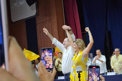 Kronfle y Passailaigue en la presentación de su candidatura.