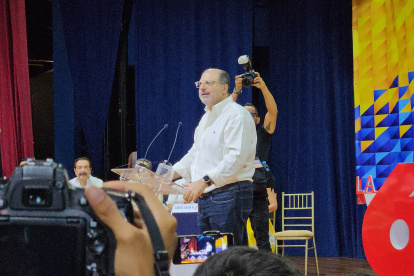 Kronfle durante su intervención en la Asamblea Nacional del Partido Social Cristiano (PSC)