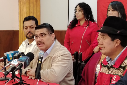 El precandidato a la Presidencia de la República Jorge Escala visitó Latacunga.