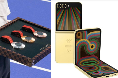 Premio.- Las medallas que reciben los deportistas que ganaron las Olimpiadas.