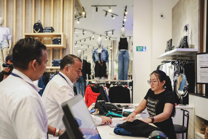 La inspección se realizó a más de 300 locales, al norte de la ciudad.