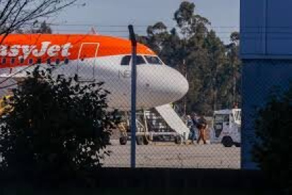 Nave. Un avión de la aerolínea Easyjet