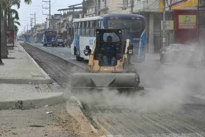 lLos trabajos también se realizaron a lo largo de la calle Portete