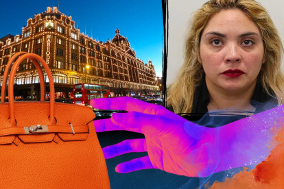 Española viajaba para robar carteras de lujo.