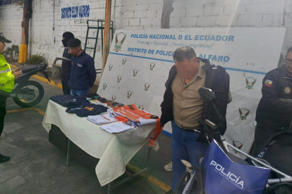 Los detenidos operaban en el sector de La Mena, en el sur de Quito.