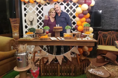 Foto publicada por Cynthia Viteri, cuando su padre cumplió 80 años.