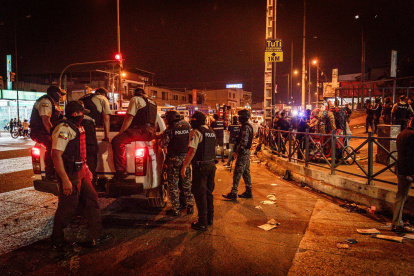 Varias instituciones formaron parte del operativo.