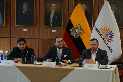 Alejandro Muñoz, secretario general de la Asamblea Nacional, reaccionó a la sentencia oral del juez.