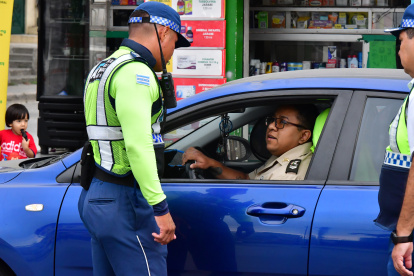 Decenas de funcionarios fueron interceptados por personal de la ATM
