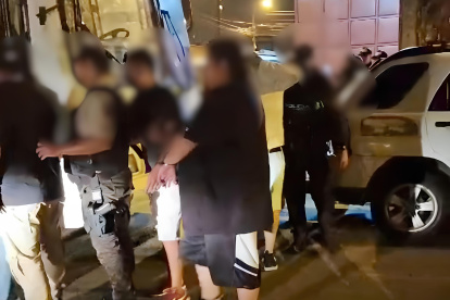 El operativo conjunto entre la Policía y la Fiscalía se realizó en Milagro.