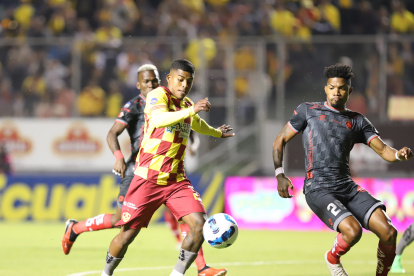 En la primera etapa de la LigaPro, El Nacional ganó por 4-3 a Aucas.