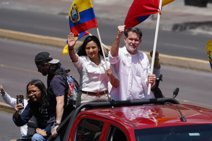 Francesco Tabacchi  y Blanca Sacancela llegaron este 25 de agosto de 2024 al CNE