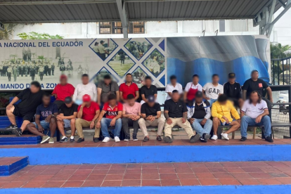 Los detenidos fueron llevados al Cuartel Modelo de Guayaquil.