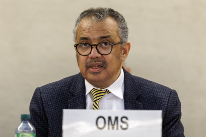El director general de la OMS, Tedros Adhanom Ghebreyesus, busca apoyo económico