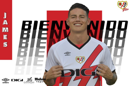 James Rodríguez jugará una temporada con Rayo Vallecano