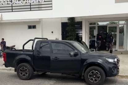 Exteriores del hotel donde se registró el crimen.