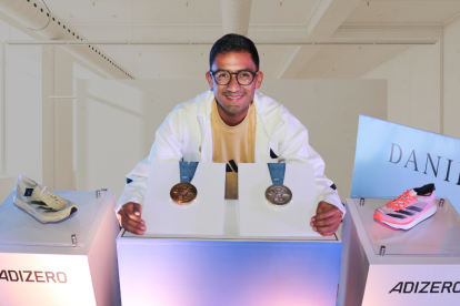 Daniel Pintado usó Adidas en la competencia.