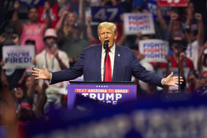 El expresidente y candidato republicano a la Presidencia de Estados Unidos, Donald Trump.