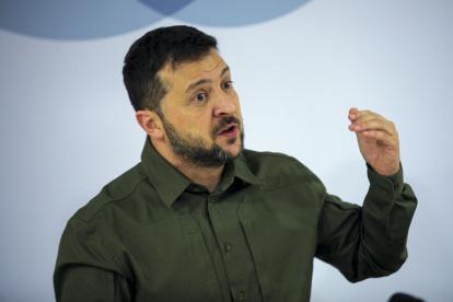 El presidente de Ucrania, Volodímir Zelenski.