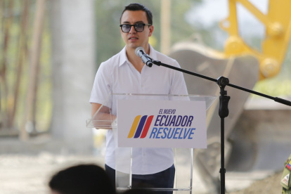 Daniel Noboa aceptó su precandidatura presidencial el 9 de agosto, durante la convención de ADN en Quito.