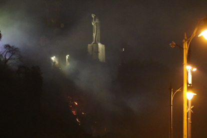 Este era el estado del incendio hasta la noche del miércoles 28 de agosto.