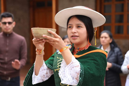 Las tradiciones culturales se resaltan durante el programa denominado Marakuna en Tungurahua.