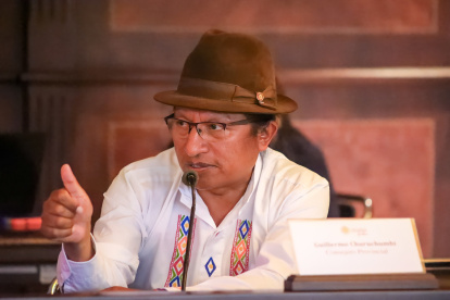 Guillermo Churuchumbi asegura que Pachakutik y Centro Democrático harán una alianza para participar en las elecciones 2025.